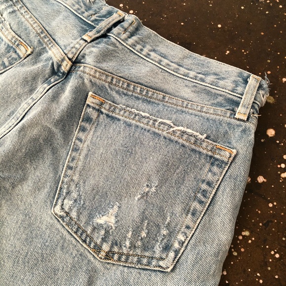 AGOLDE Parker Vintage Cut Off Shorts Jeans 26 - Picture 6 of 8